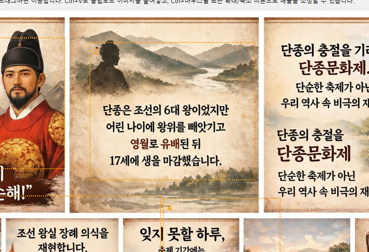 Grid crop selection detail